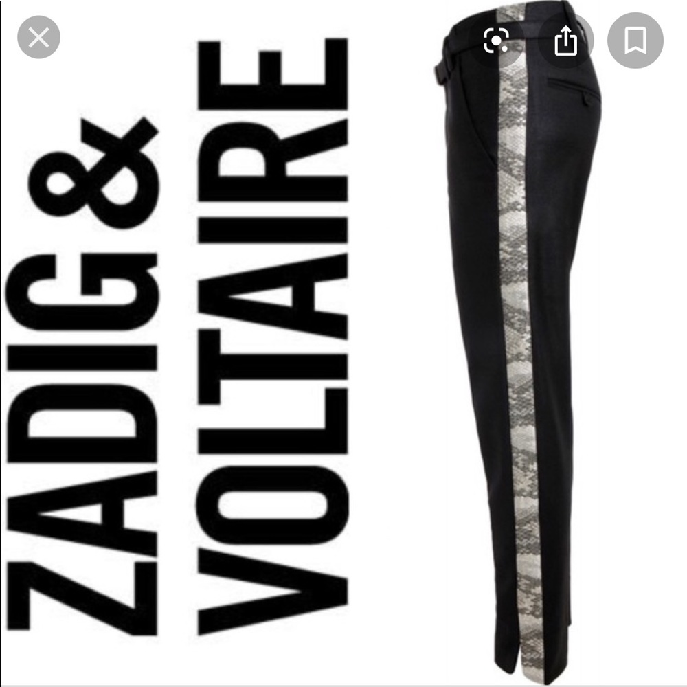 Zadig Voltaire charcoal pants
